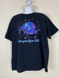 Fruit of Loom Men Size XL Black DragonFyre 2021 T Shirt Short Sleeve Nerd Movie