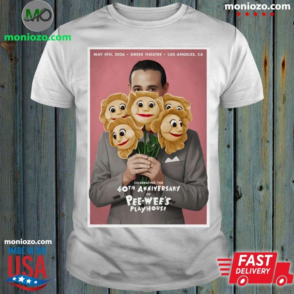 Pee-wee Herman Los Angeles CA May 4 2026 Poster Shirt
