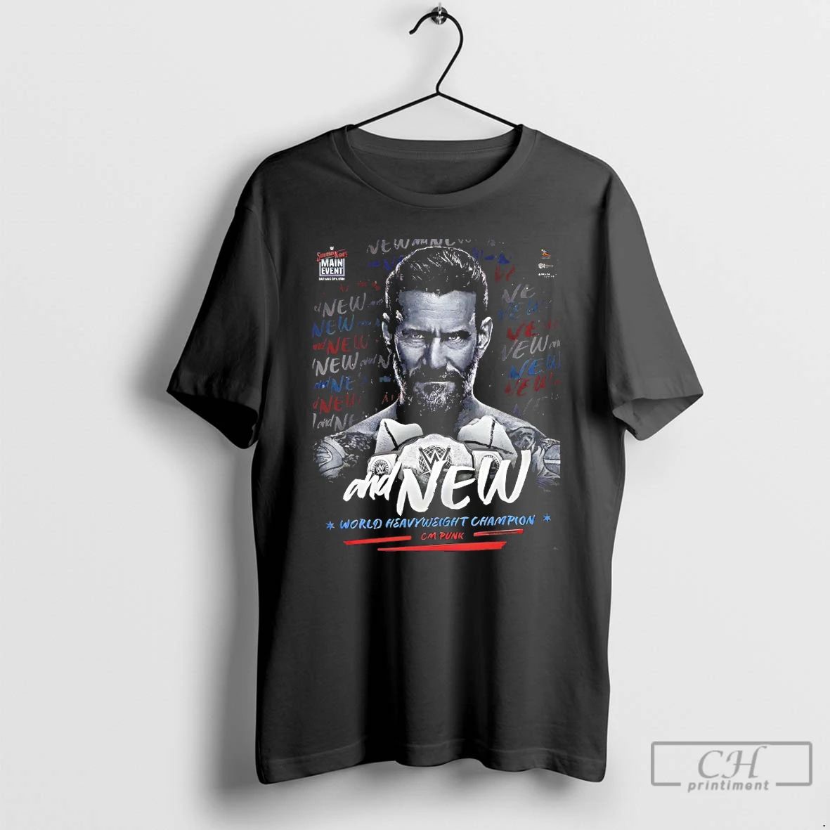 Classic Cm Punk And New World Heavyweight Champion T Shirts