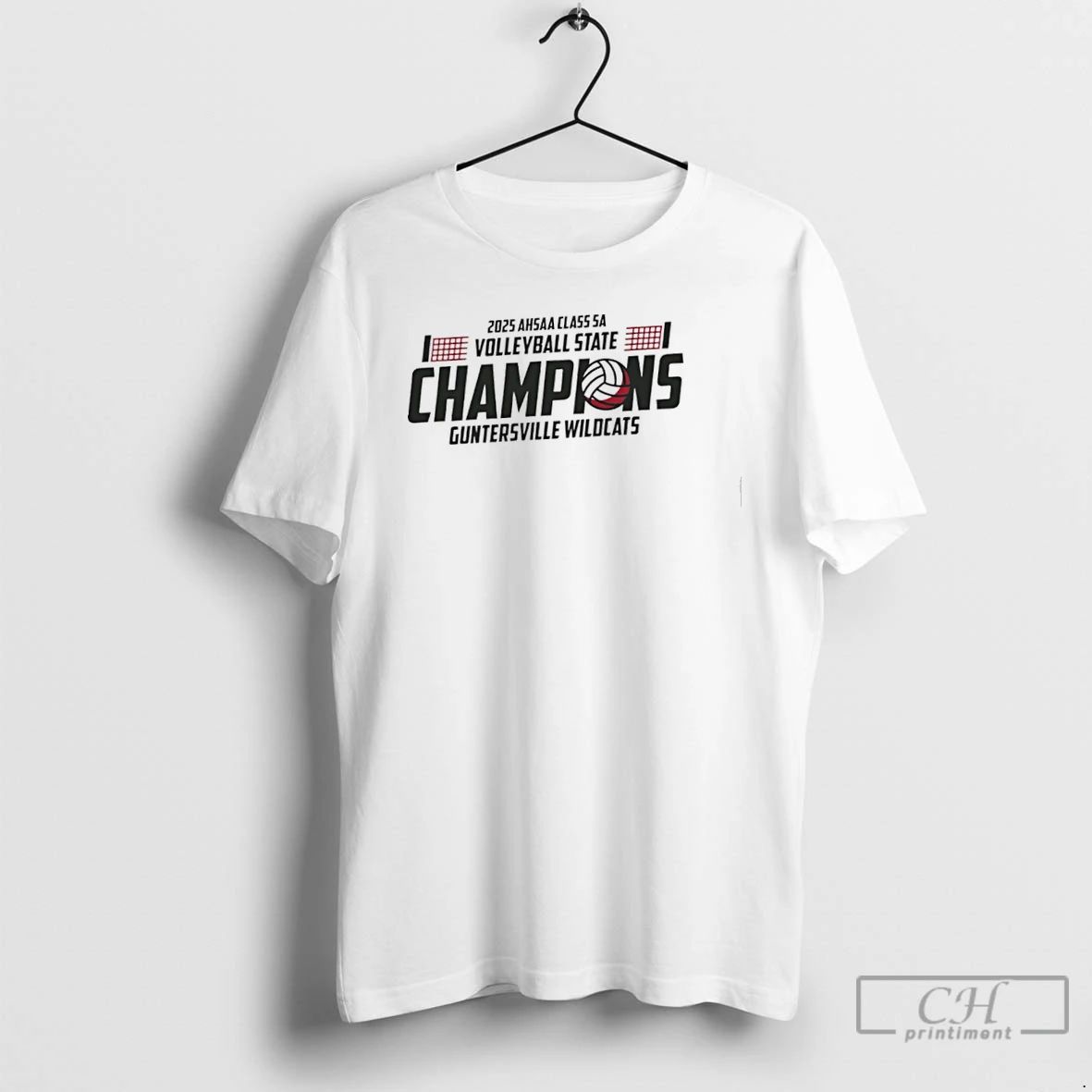 Premium Guntersville Wildcats 2025 Ahsaa Volleyball 5a State Champions T Shirts