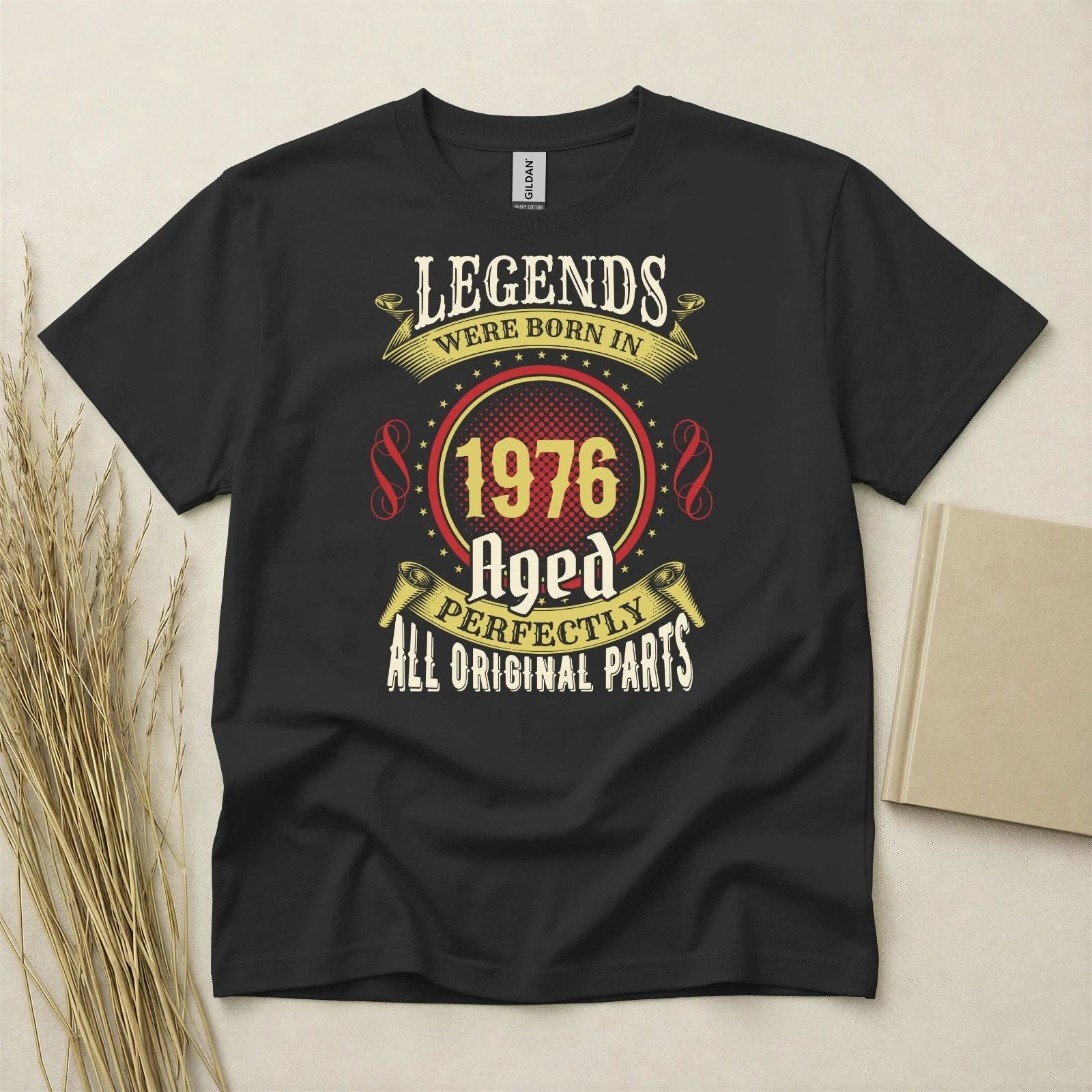 50th Birthday Shirt Born In 1976 50 Years Old Gifts Legend TShirt Fifty Bday Tee