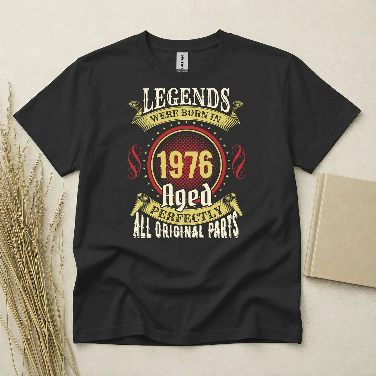 50th Birthday Shirt Born In 1976 50 Years Old Gifts Legend TShirt Fifty Bday Tee