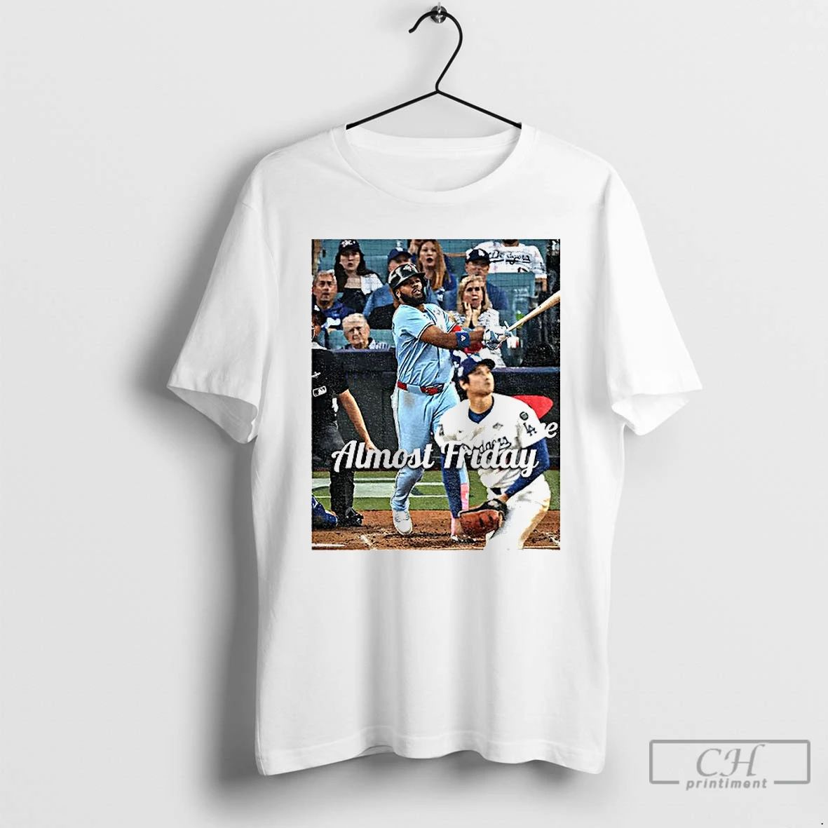 Premium Vladimir Guerrero Jr Toronto Blue Jays Oh Canada Mlb Baseball Almost Friday T Shirts