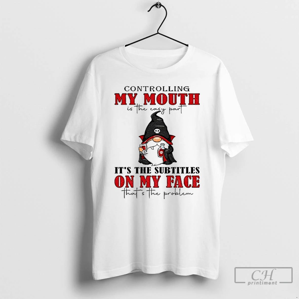 Classic Gnome Controlling My Mouth Is The Easy Part Its The Subtitles On My Face