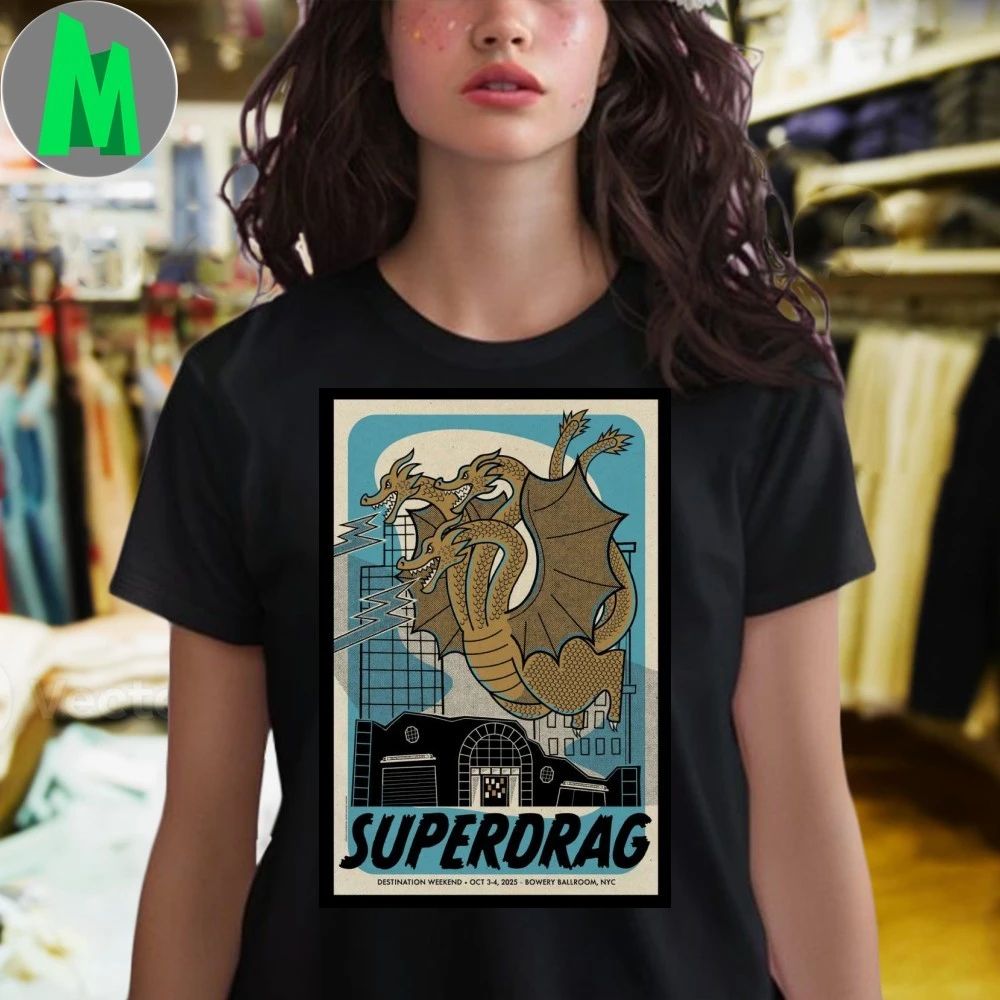 Superdrag October 3-4, 2025 Bowery Ballroom. New York, NY Poster Shirt