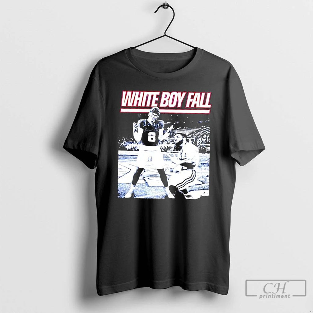 Premium New York Giants Jaxson Dart And Cam Skattebo White Boy Fall T Shirts