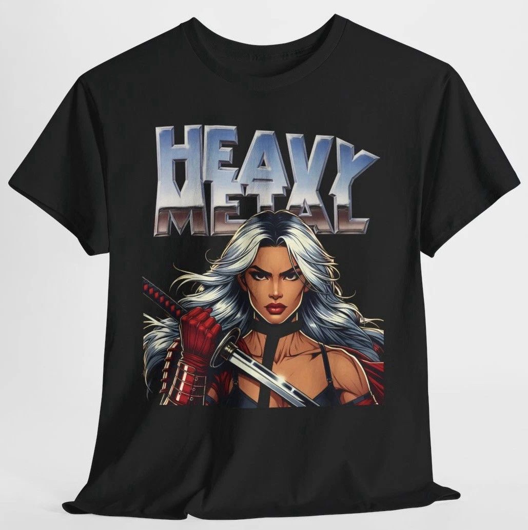 Heavy Metal T Shirt - Taarna 80’s Cartoon Classic Retro Graphic Art Tee