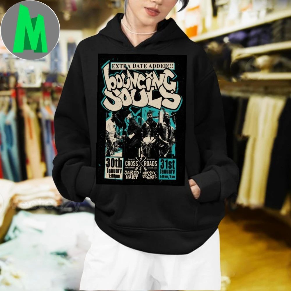 Original The Bouncing Souls Event Garwood NJ On Jan 30-31 2026 Poster Shirt