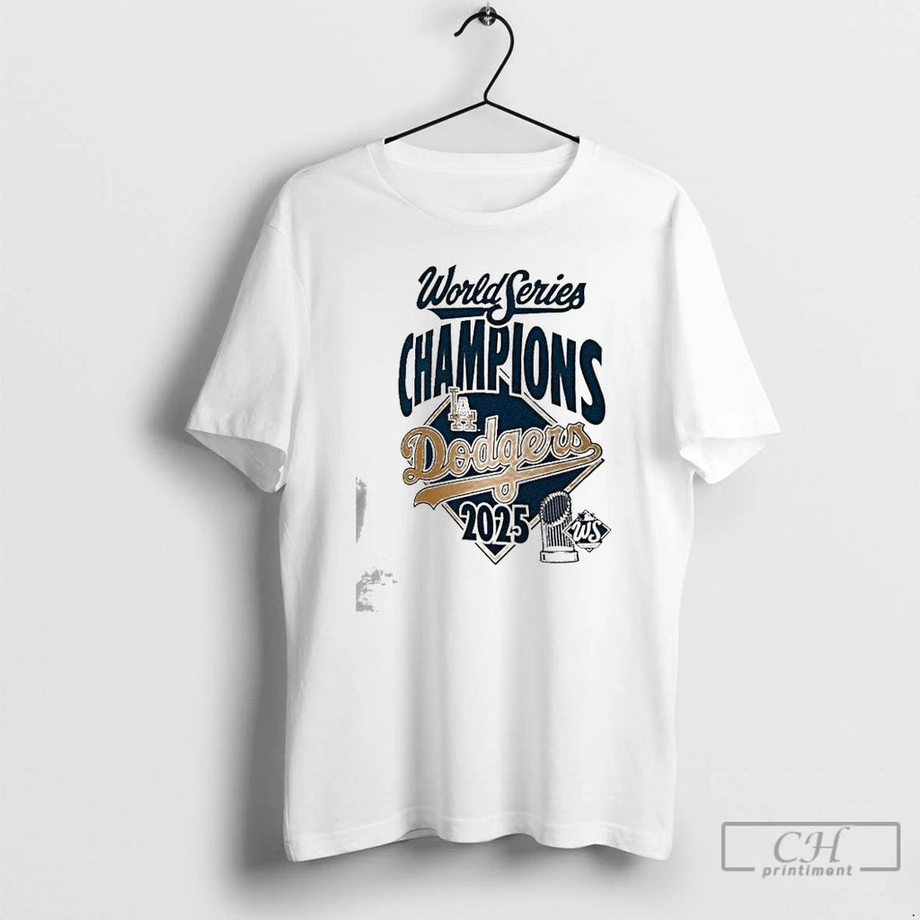 Classic Los Angeles Dodgers Steel We Rule October World Series Champions 2025 T Shirts