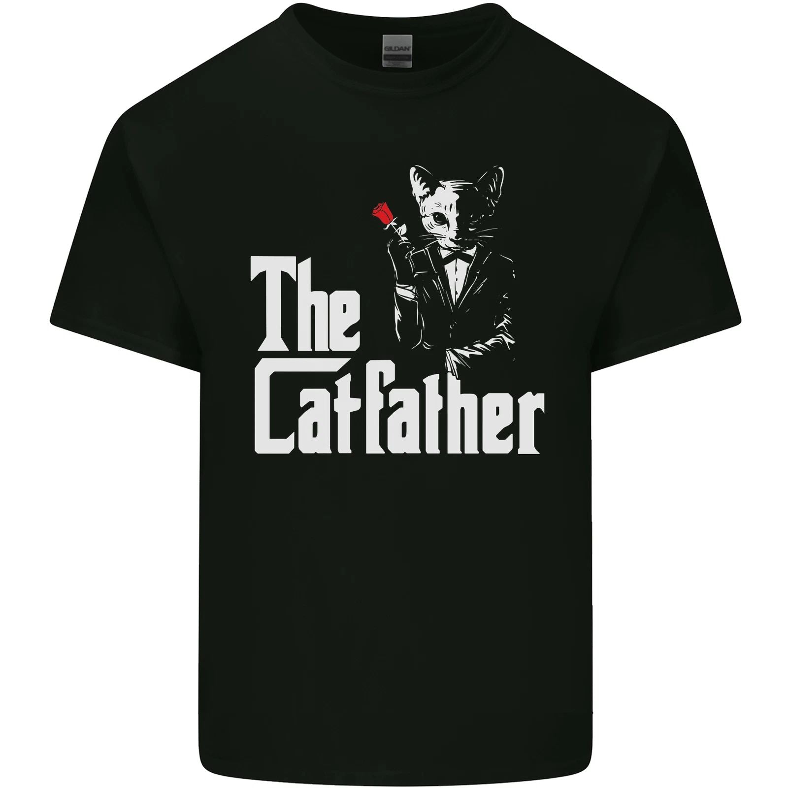 The Cat Father Parody Kitten Lover Animal Mens Light Cotton T-Shirt