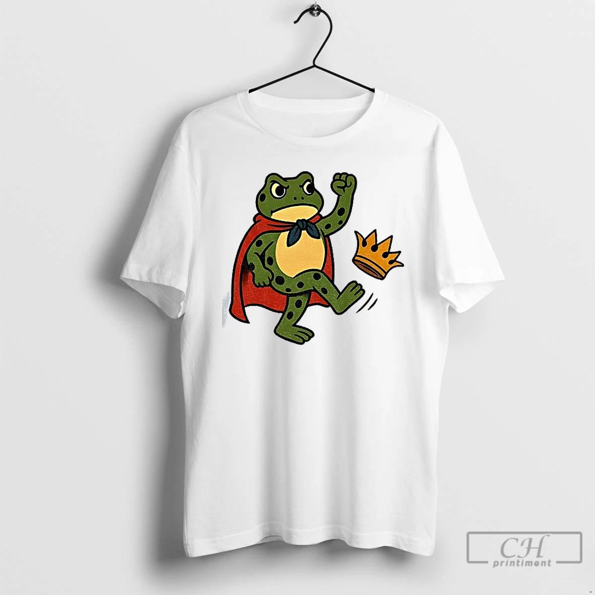 Classic Portland Frog No Kings In America Anti Trump T Shirts
