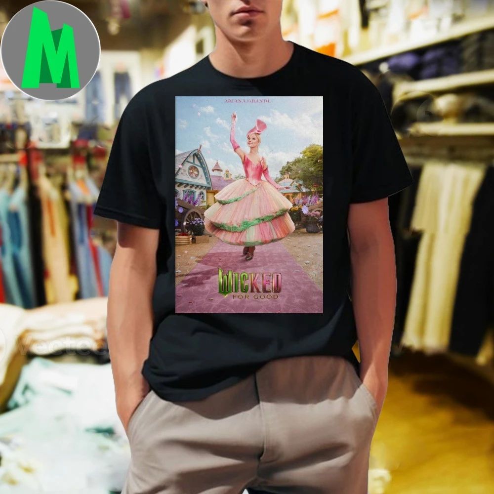 Wicked For Good Ariana Grande Poster Shirt