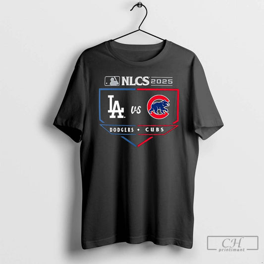 Premium Los Angeles Dodgers Vs Chicago Cubs Nlcs Batters Box Matchup T Shirts