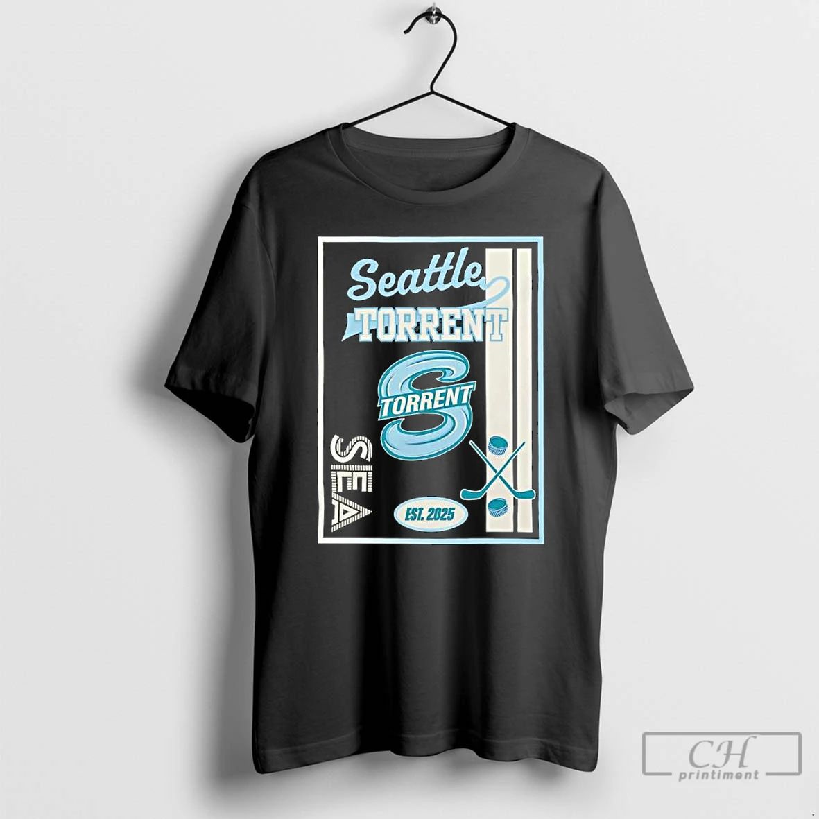 Premium Seattle Torrent Hockey Stadium Essentials Jumbo T Shirts