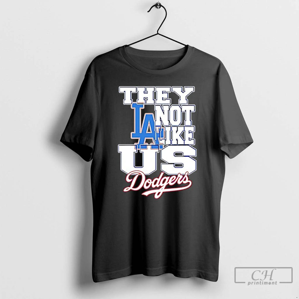 Classic Los Angeles Dodgers 2025 World Series They Not Like Us T Shirts