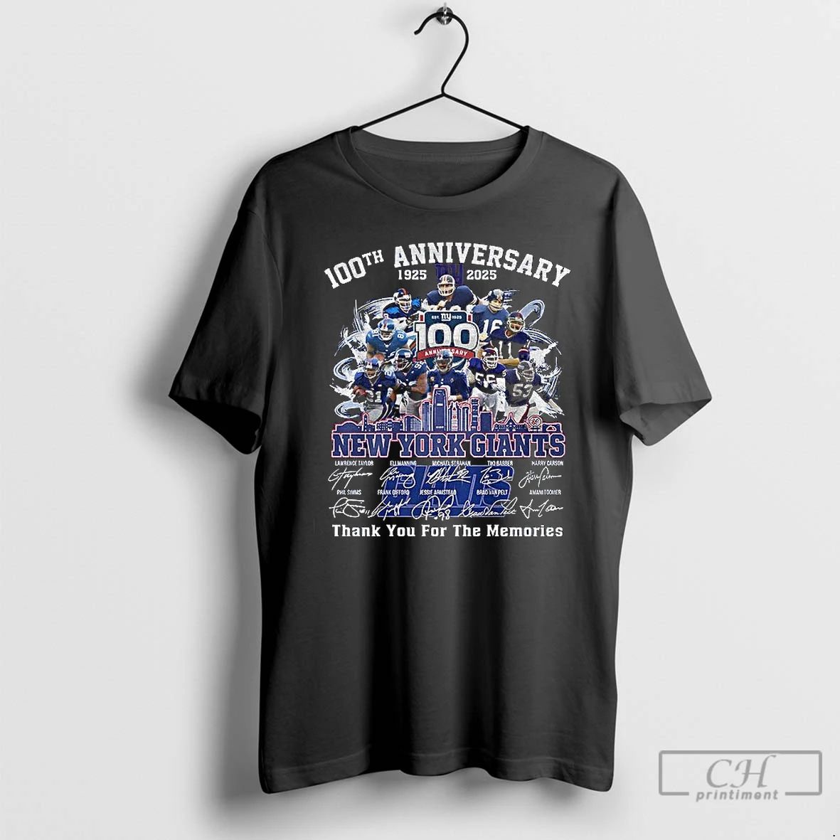 Premium New York Giants 100th Anniversary 1925 2025 Our Way Thank You For The Memories