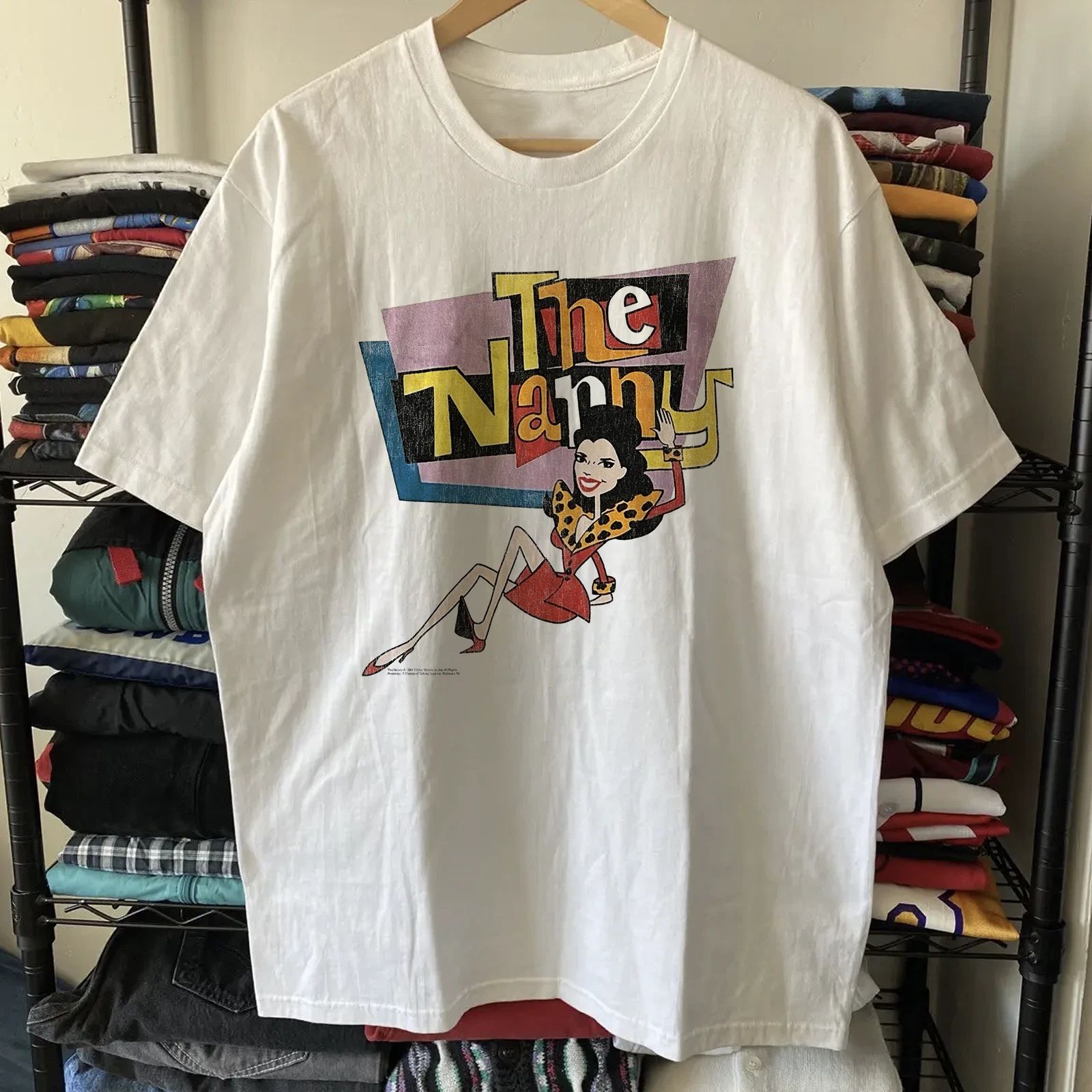 1994 The Nanny Series Rare T-Shirt White S