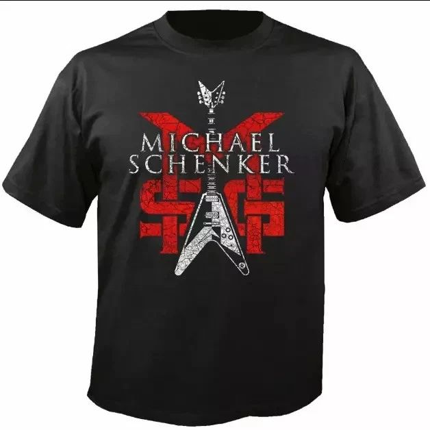 Michael Schenker Group (MSG) - Group Logo Black T-Shirt, All Size
