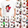 Horror T-SHIRT Halloween Gift Men Adult Kids Pennywise Jason Scream IT Top Tee