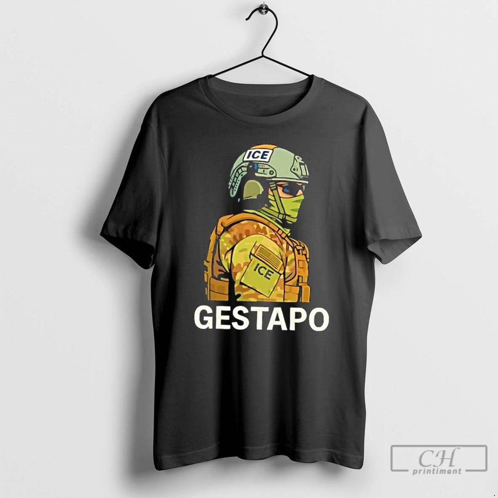 Classic Ice Gestapo Usa T Shirts Hoodie Longsleeve
