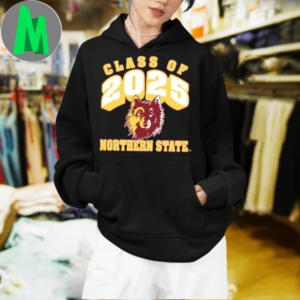 Rally Northern State Wolves Maroon Class of 2025 Shirt