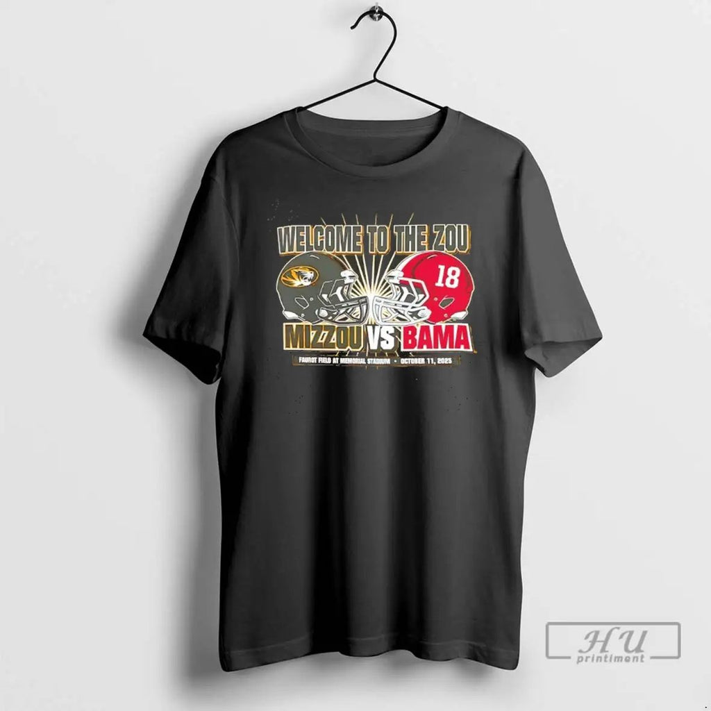 Trending Mizzou Tigers Vs Alabama Game Day Welcome To The Zou Tee T Shirts