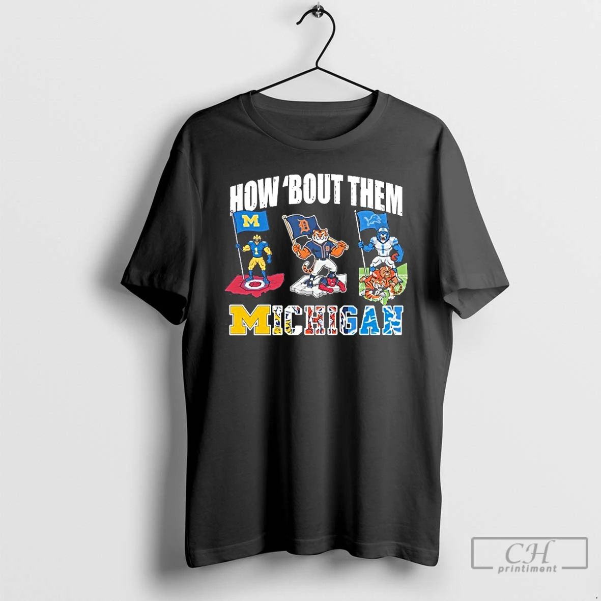 Premium Michigan Sports How Bout Them Team T Shirts