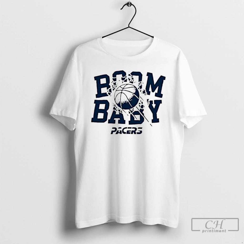 Classic Boom Baby Pacers Basketball Team T Shirts