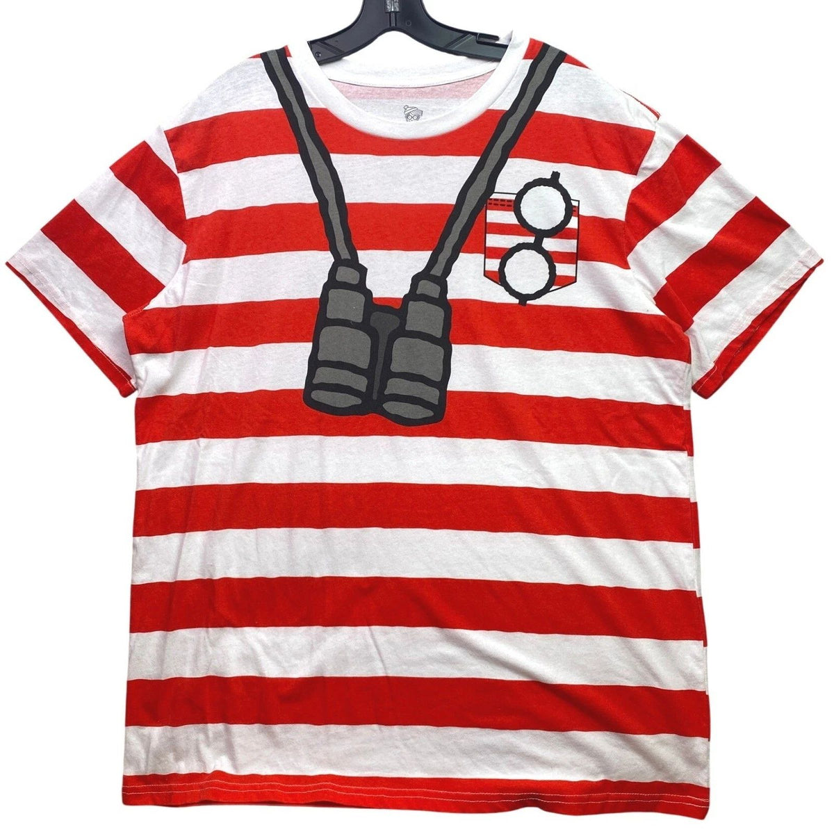 Wheres Waldo Shirt Mens Extra Large Streetwear Everyday Festival Beachy Cosplay
