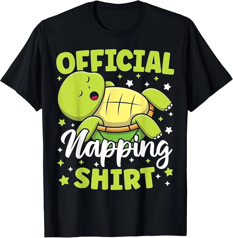 Official Napping Shirt Cute Kawaii Sleeping Turtle Lover T-Shirt