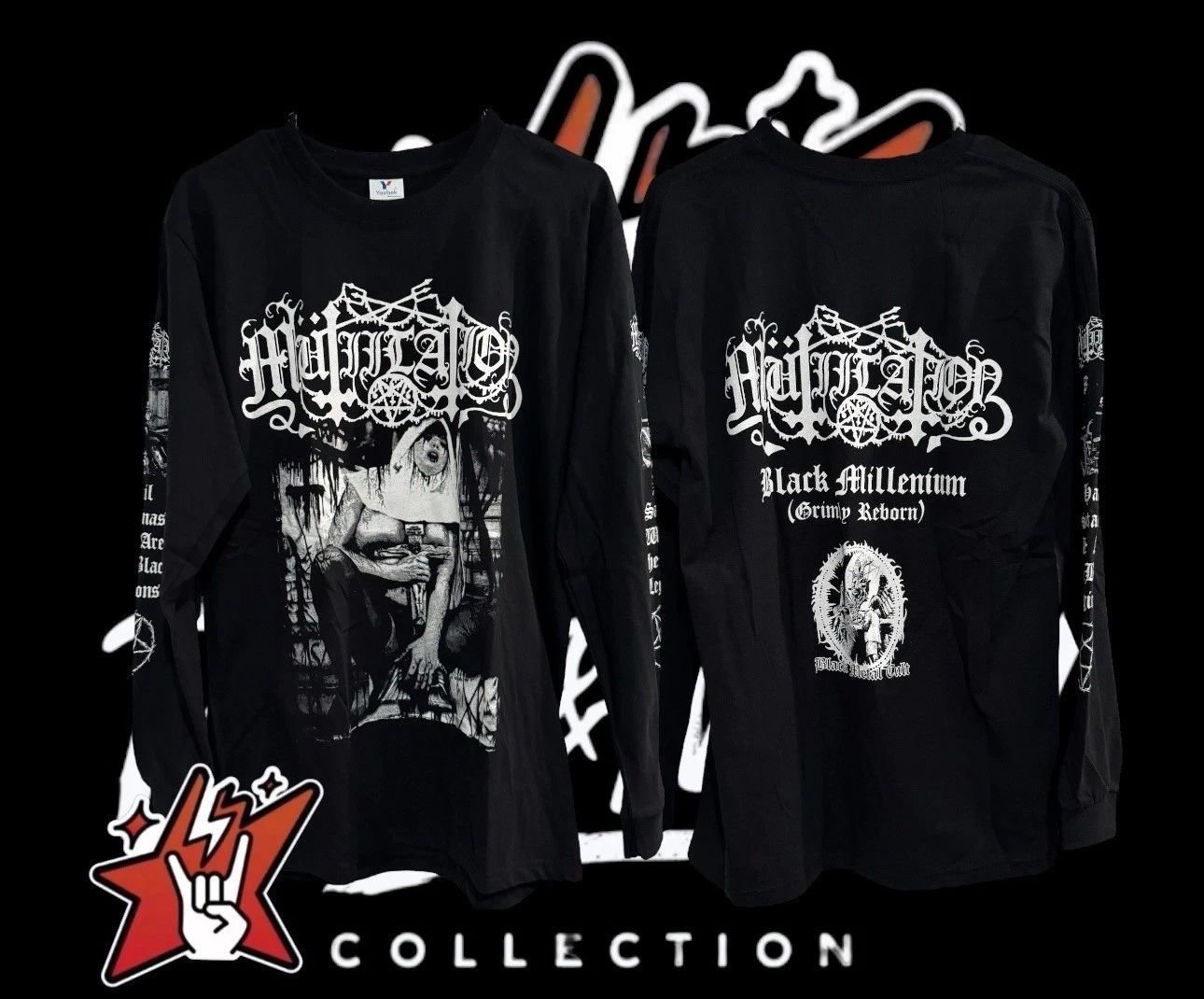 Mütiilation T-Shirt New Short & Long Sleeve Bathory Emperor Blasphemy Marduk