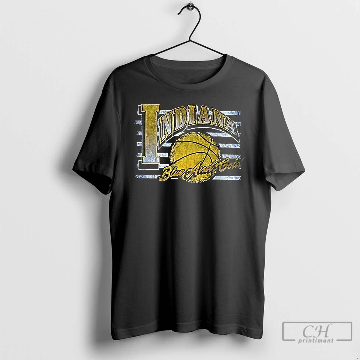 Classic Indiana Blue And Gold Vintage T Shirts