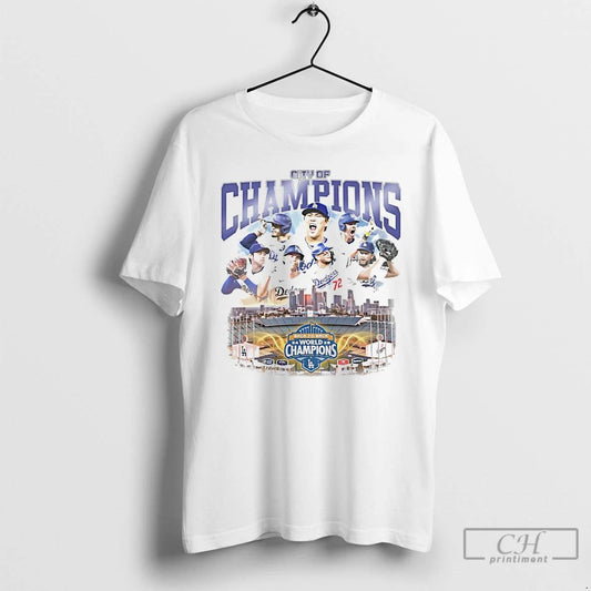 Classic Los Angeles Dodgers City Of Champions Back To Back 2024 2025 World Champions