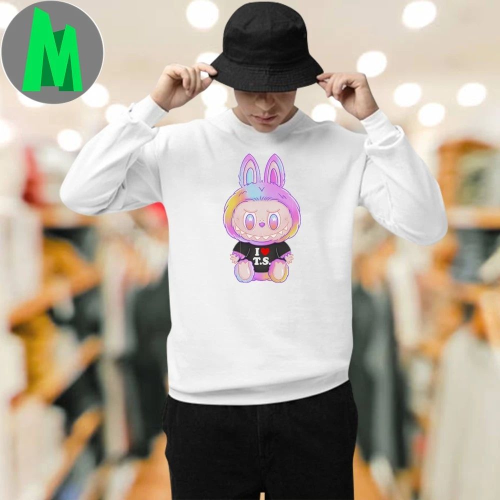 Labubu i love TS showgirl gradient Shirt