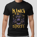 King of The Street Gorilla Graphic Tee Hip Hop Style Urban Streetwear Unisex Top