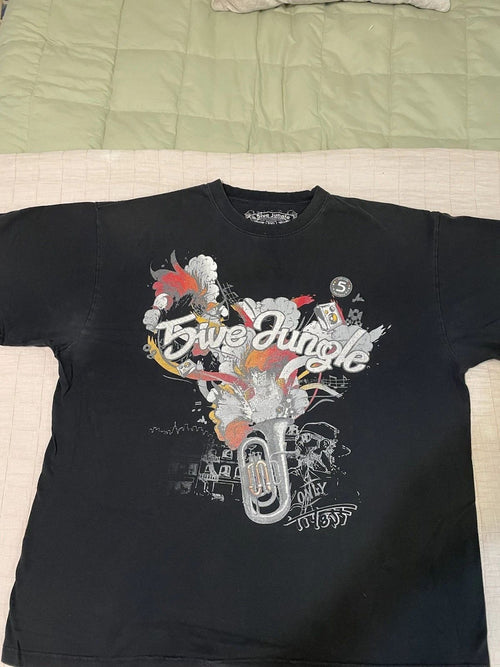 5IVE Jungle & Co Mens Short Sleeve T-shirt Size 2XL Walk Of Life 5 Taskforce
