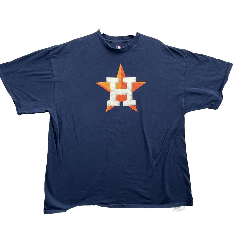 MLB Houston Astros T-Shirt Mens 2XL Baseball Sportswear Texas Retro Academia 90s