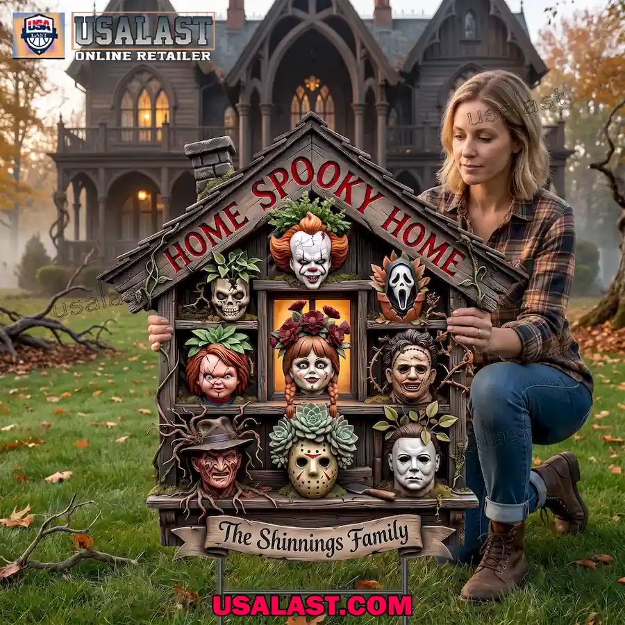 Horror Characters Spooky Home Halloween 2026 Custom Yard Sign