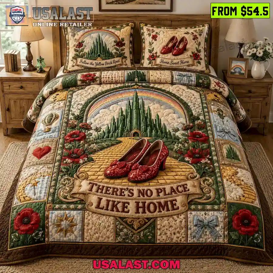 The Wizard Of Oz There’s No Place Like Home Quilt Bedding Set