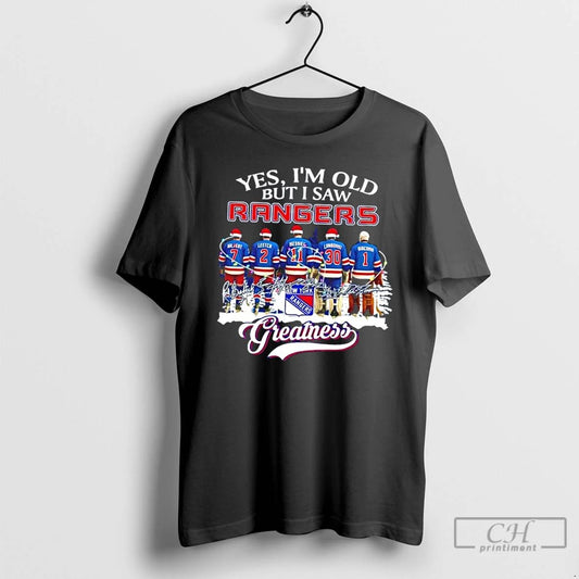 Classic Yes Im Old But I Saw Greatness New York Rangers Giacomin And Legends Christmas