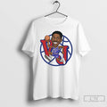 Classic Vj Edgecombe Philadelphia 76ers Basketball Player Caricature T Shirts
