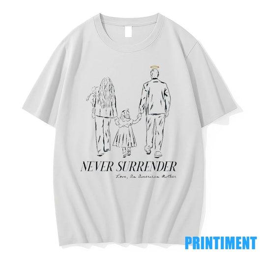Charlie Kirk Never Surrender Love An American Mother Tshirts Sweater
