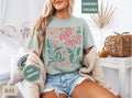 Boho Daisy Flower Tee Shirt Botanical Tee boho Tee wildflower shirt plant shirt