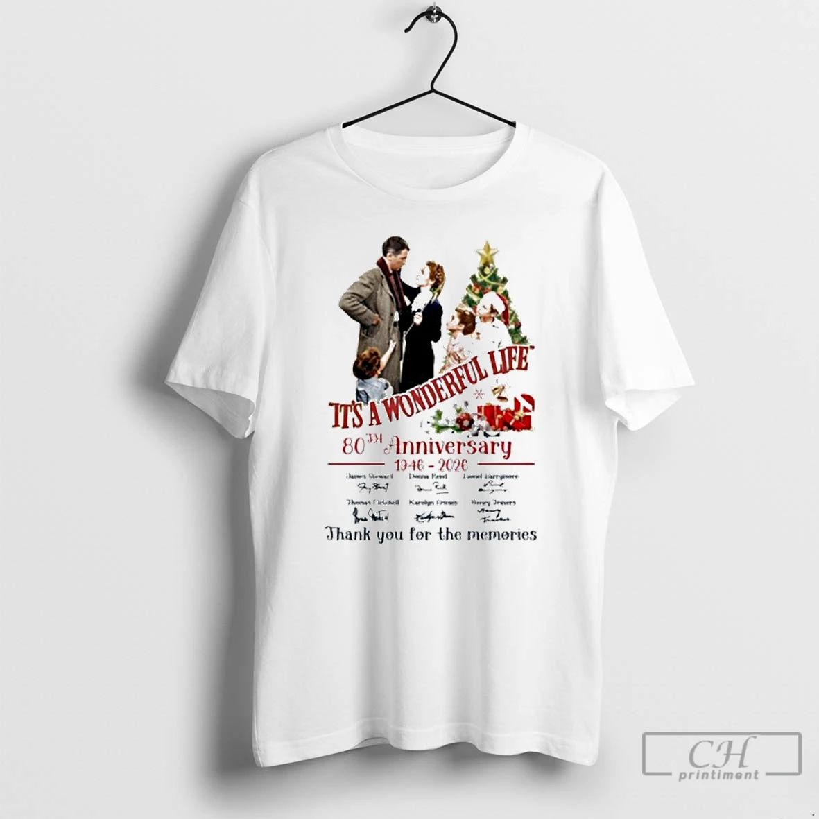 Premium Its A Wonderful Life 80th Anniversary1946 2026 Thank You For The Memories T Shirts