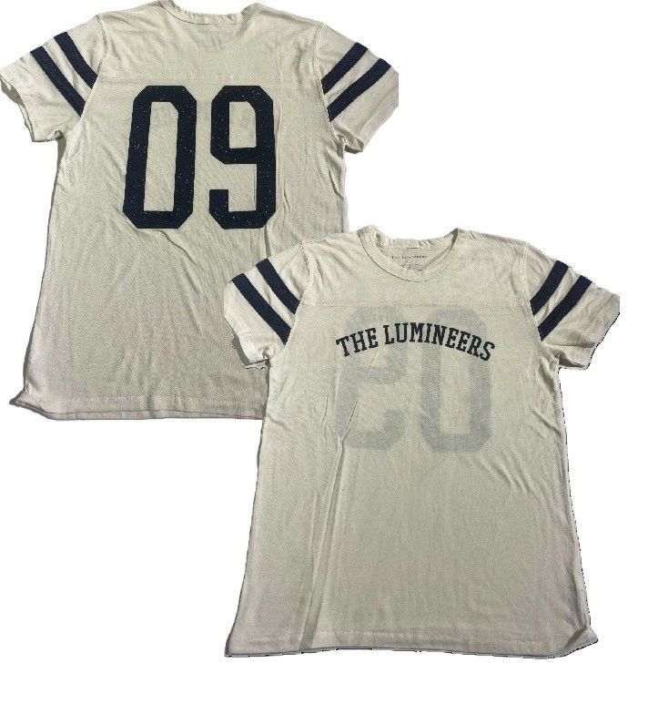 The lumineers VINTAGE FOOTBALL TEE t-shirt ORIGINAL OFFICIAL MERCHAN