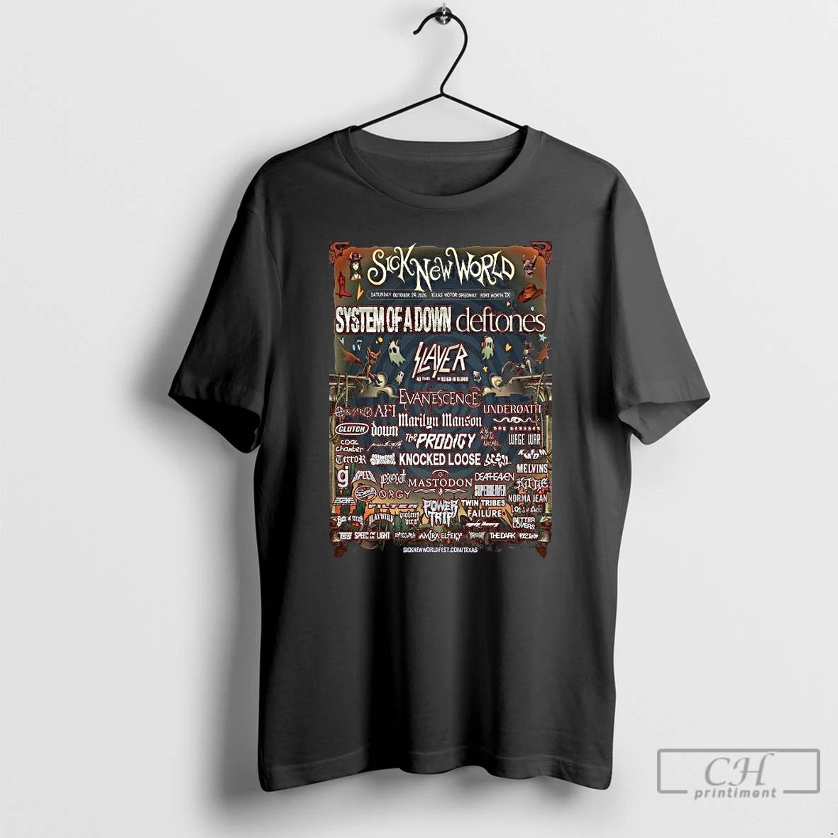Classic Sick New World Festival Lineup In Fort Worth Texas At Texas Motor Speedway On