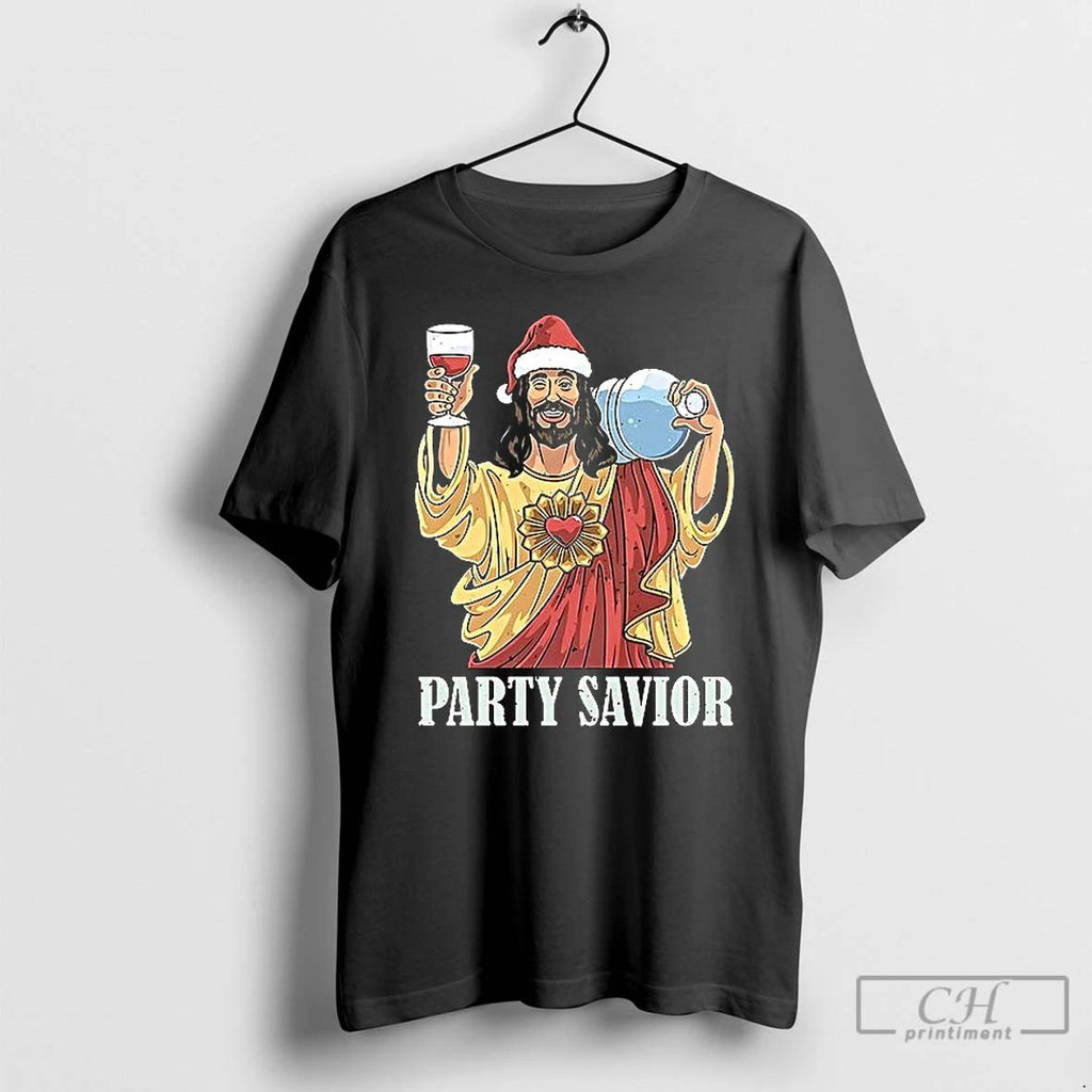 Premium Jesus Party Saviour Christmas Ceramic Ceramic And Classic Dad Cap T Shirts