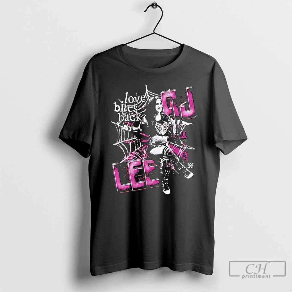 Premium Aj Lee Spider Love Bites Back Graphic T Shirts