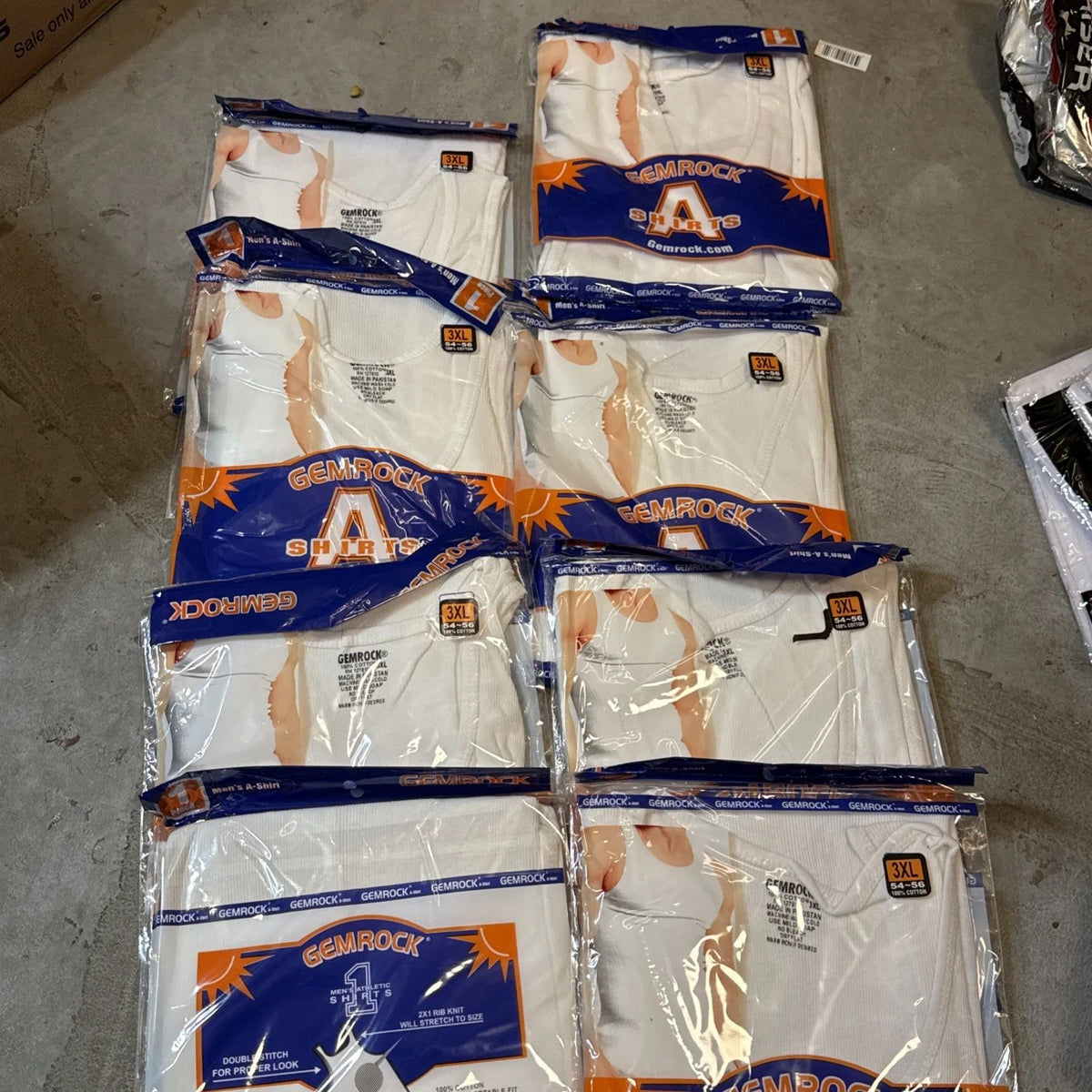 Lot Of 10 3xL A Shirt/ Tang Top Special,Individually Wrapped Last Of Inventory