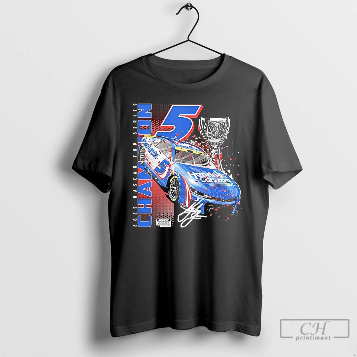 Premium Kyle Larson 2025 Nascar Cup Series Champion Car T Shirts